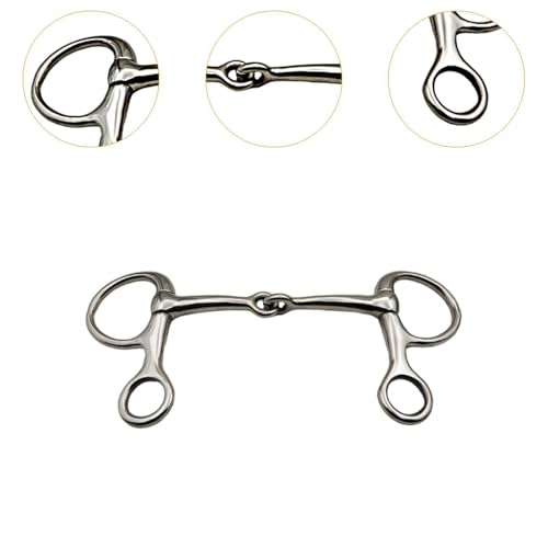 Ganchos para caballos de alto rendimiento y bocado de lujo forjado 7