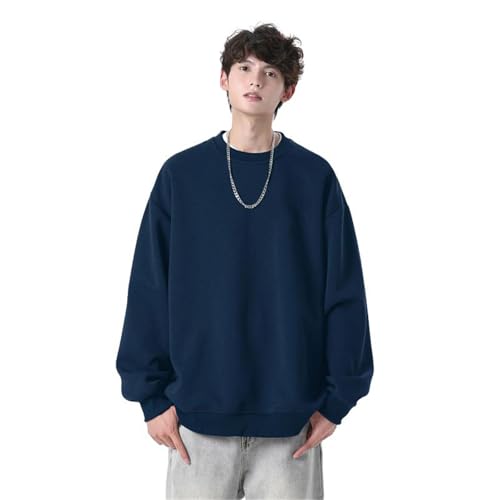 Men's Artistic Crew Neck Sweatshirt Unique Heavy Sweatshirt