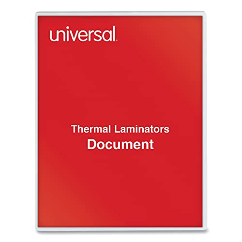 Pochettes de plastification antireflet Universal UNV84624 protège document mat 5 mil 100 pcss - 7