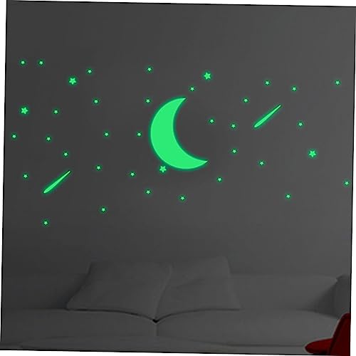 Luminous Kids Wall Decals 103pcs Star Ceiling Stickers miniatura 7