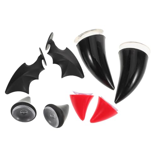 Orejas de gato para casco de moto TOPBATHY y accesorios con ventosa para bicicleta 4 pares