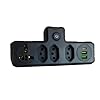 Adaptador de Tomada Filtro de Linha – 4 Tomadas + 2 USB + 1 Tipo C - Bivolt - Padrão Universal (PRETO)
