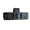Adaptador de Tomada Filtro de Linha – 4 Tomadas + 2 USB + 1 Tipo C - Bivolt - Padrão Universal (PRETO)