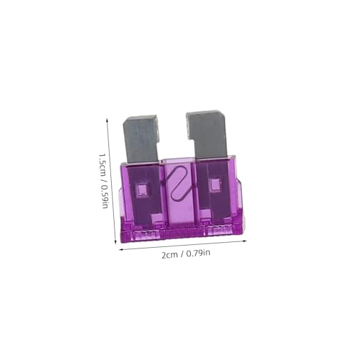 Kit de fusibles automotrices Holibanna, 50 piezas, mini fusibles duraderos de policarbonato y zinc, diseño compacto para autos, RV y motorhomes miniatura 2