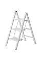 Hasegawa Ladders SJ2.0-3WH Slim Step Stepladder, White