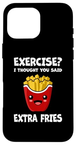 �G�N�T�T�C�Y ? I Thought You Said Extra Fries �t�@�[�X�g�t�[�h���D�� �X�}�z�P�[�X iPhone 16 Pro Max �p