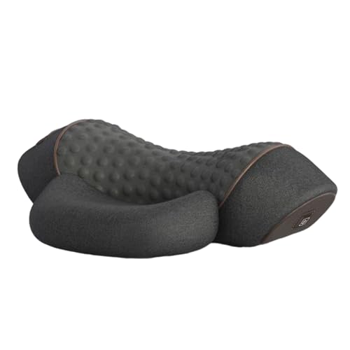 Oreiller Massant Cervical Chauffant - Coussin de Massage des Tissus Profonds,Appareil de Massage Cervical Électrique Mousse Mémoire Ergonomique pour Nuque...