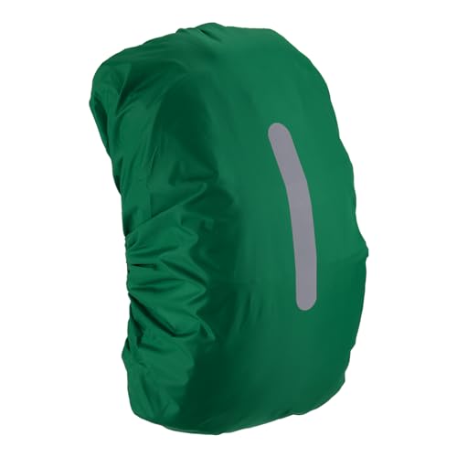 M METERXITY Backpack Rain Cover - Waterproof Lightweight Cover with Vertical Reflective Strap, Apply to Cycling/Hiking/Mountain Climbing (55-65L, L, Dark Green)