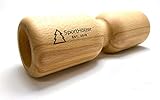 SportHölzer Massagerolle in massiver Buche – Natürliche Faszienrolle aus Holz - Ideal für die Haut, Antibakteriell, Antistatisch und Antiallergisch – Fühl den Wald!