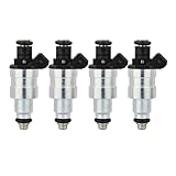 Vphix 4pcs Fuel Injectors Replacement for 1985 1986 1987 1988 1989 Mercury Xr4Ti Ford Mustang Thunderbird Mercury Cougar 2.3L L4 FJ20 E5ZE9F593A1A