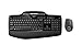 Produktbild Logitech MK710 Kabelloses Tastatur-Maus-Set, 2.4 GHz Verbindung via Unifying USB-Empfänger, 3-Jahre Batterielaufzeit, LCD-Batterieanzeige, Handballenauflage, PC/Laptop, Italienisches QWERTY-Layout