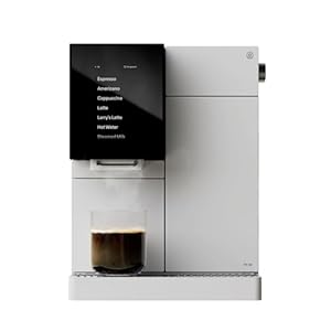 Terra Kaffe Super Automatic Espresso Machine – App-Enabled Coffee Machine – Auto Wake & Sleep – All Milk Types – Roaster-Approved Espresso Settings – Cappuccino Machines for Home – White TK-02
