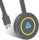 4K Wireless HDMI Dongle, 2.4/5G Miracast Hdmi Dongle, Plug & Play, Shows & Live von Smartphone, Laptop auf Monitor/Projektor, Kompatibel mit i*OS, Android, Windows, Mac OS, Airplay, DLNA, Miracast