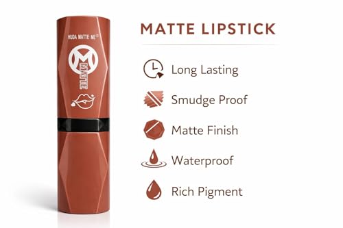 Image of MODA MATTE ME Matte Lipstick (Nude Brown)
