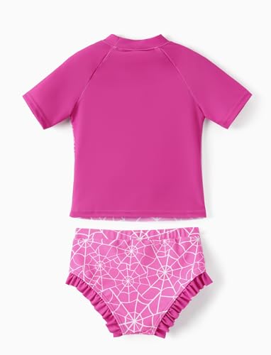 Image of Disney Princess Frozen Marvel Elsa Minnie Toddler Girl Swimsuit Tankini Bathing Suit 2 Piece Swimwear UPF 50+ Rashguard