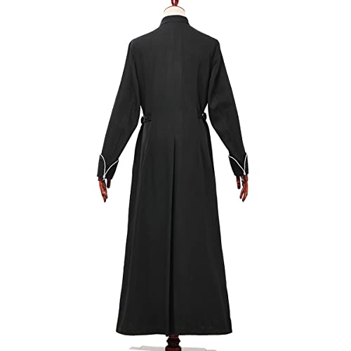 BLESSUME Men Women Anglican Cassock Clergy Pulpit Cassock Robe Altar Server Vestment3