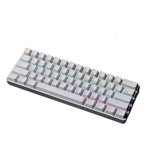 �L�[�{�[�h 61 �L�[�ԃX�C�b�` USB �L�����O���\ RGB �o�b�N���C�g�z�b�g�X���b�v MUCAI MK61 �ƌ݊���(MK61-BAI)