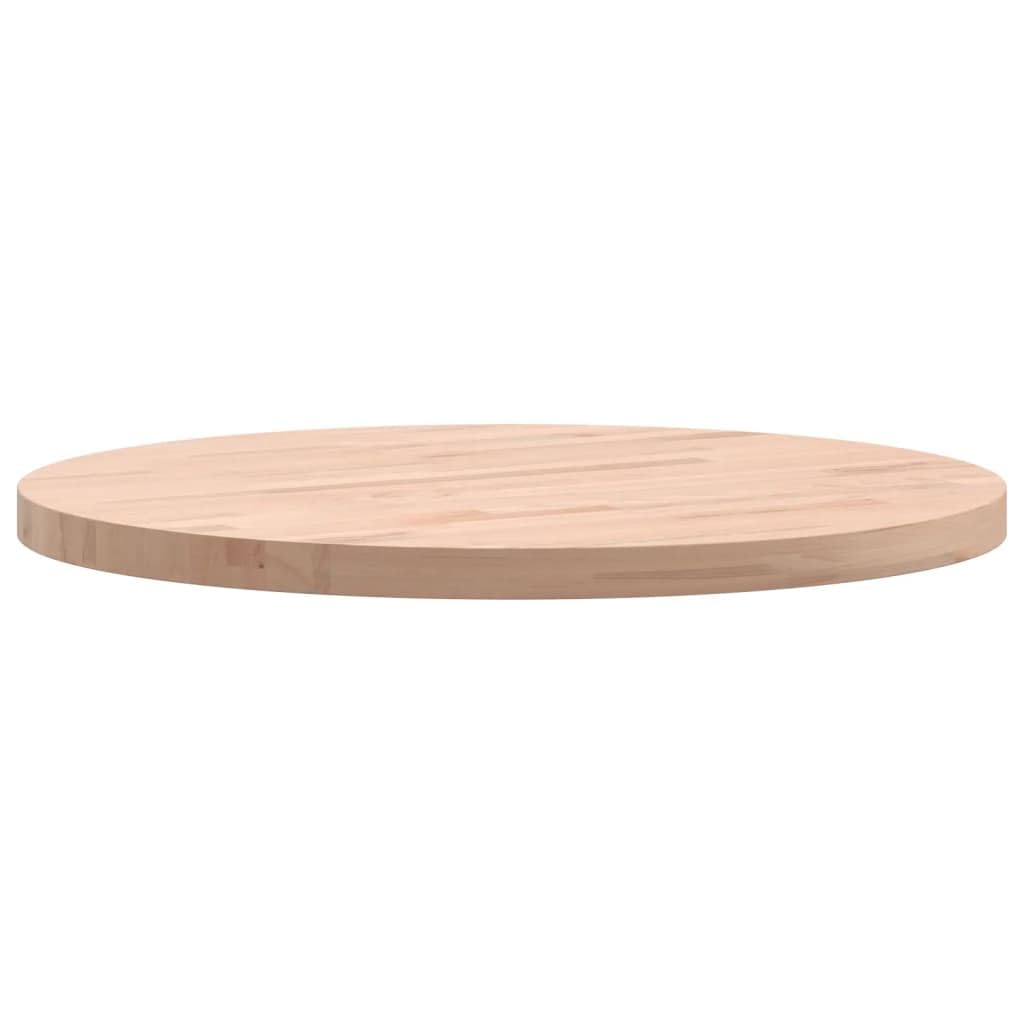 vidaXL Blat do stolika, Ø50x2,5 cm, okrągły, lite drewno bukowe, blat stołu, blat stołowy, blat stolika kawowego, blaty stołu, blat na wymianę