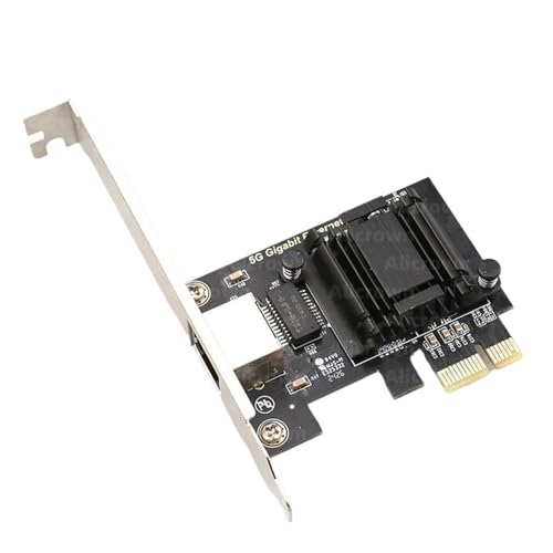 5G PCIe to RJ45 Network Adapter RTL8126B Chip 1000/2500/5000Mbps Gigabit Ethernet LAN Controller Adapter for PC/Desktop Win10/11(1000Mbps RTL8111) miniatura 2