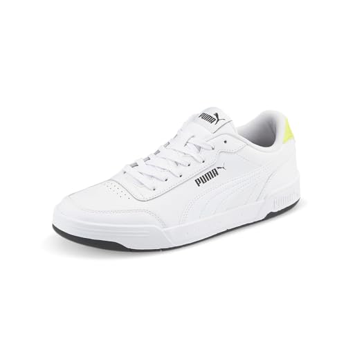 PUMA Mens Caracal Lace Up Sneakers Shoes Casual - White2