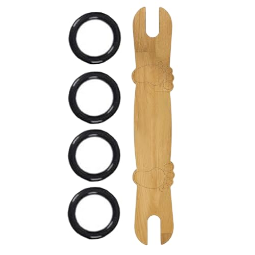 Reposapiés Para Silla Alta - Reposapiés Para Silla Alta De Madera Ajustable En Altura, Soporte Ergonómico Antideslizante De Madera Para Pies Para Niños Pequeños | Muebles De Guardería Para Bebés Para