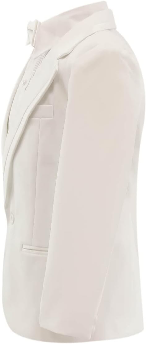 Baby Boys Tuxedo Suit 5 Piece Baptism Communion Set