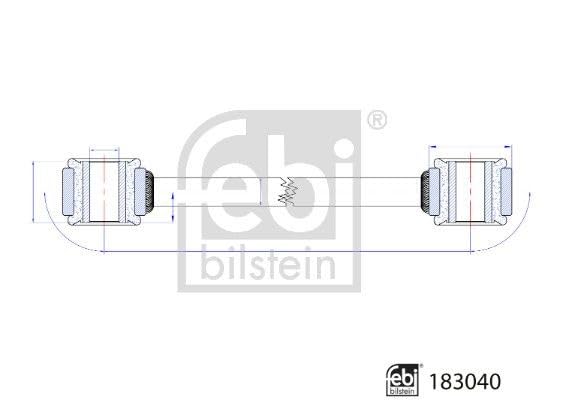 FEBI BILSTEIN Barre/tige (stabilisateur) 183040