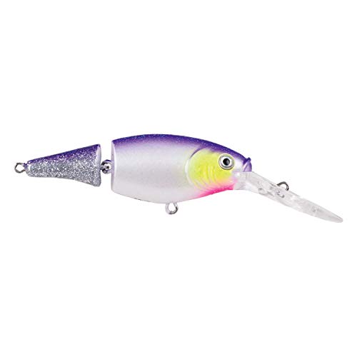 Berkley Flicker Shad Jointed Fishing Lure, Firetail Rico Suave, 1/5 oz, 2in | 5cm Crankbaits, Size, Profile and Dive Depth Imitates Real Shad, Equipped with Fusion19 Hook