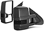 AKKON - For 14-20 Chevy Silverado Smoke Extendable Towing Power Heated Function Side Mirrors Left + Right Pair