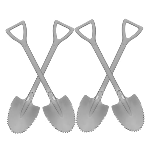 MUCKLILY 3sets Stainless Steel Fruit Spoons Serrated Scraping and Kiwi Scoops for Easy Digging Steel Design for Melons Grapefruits and More 4pcs*3