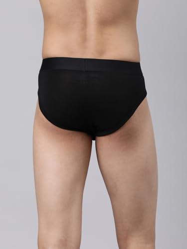 Image of Levi's 031A Brief for Men | Supima Modal Lycra Blend | Breathable Solid Men's Underwear | 4-Way Adaptive Stretch | Anti-Roll No-Dig Waistband | Supportive Gusset | Stay Retention | Pack of 1