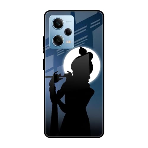 Image of SmashItUp Radhe Krishna | God Designer Printed TPU Metal Case Mobile Back Cover for Redmi Note 12 Pro 5G