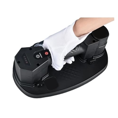 Glass Suction Cup, 220kg Load Industrial Grade Electric Vacuum Suction Cup Heavy Lifter Granite s Tile Suckers Lifting Tool 1500mAh for Tiles,Windshield,Window