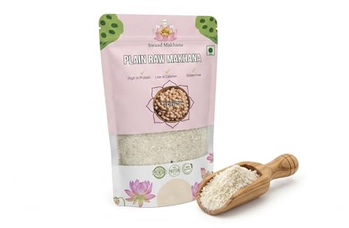 Image of PHOOL SWAAD Makhana Powder 100g | 100% Pure Natural Fox Nut Flour | Healthy Lotus Seed Powder for Shake, Porridge | Gluten-Free, High Protein & Weight Loss Diet