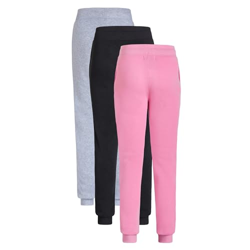 Victory League Girls Sweatpants, 3 Pack Joggers, Sweat Pants 7-164