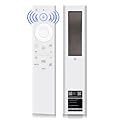 for Samsung Frame TV Remote Replacement,BN59-01391A Solar Rechargeable Voice Remote Control Compatible with Samsung 2021-2023 Smart TVs Ultra HD 4K 8K Neo QLED Crystal UHD,4 Shortcut Buttons, White