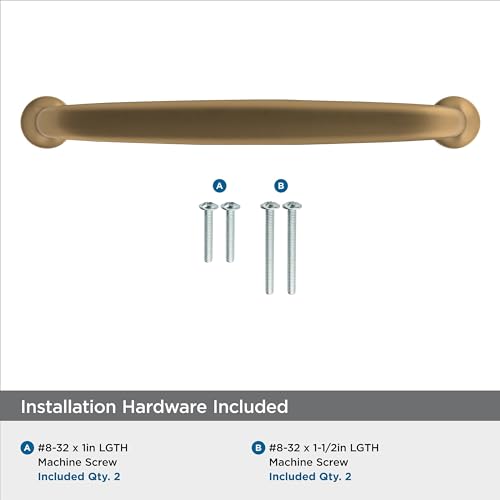 Amerock | Cabinet Pull | Champagne Bronze | 5-1/16 inch (128 mm) Center to Center | Renown | 1 Pack | Drawer Pull | Cabinet Handle | Cabinet Hardware by Amerock - Image 5
