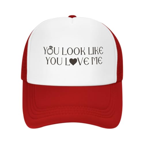 Image of Funny Trucker Hats,Trucker Hat Baseball Cap for Women Snapback Adjustable Hat Humor Gift Men