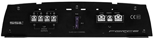 Sound Storm Labsfr1000.2 Force 1000 Watt 2 Channel 2 To 8 Ohm Stable Class A B Full Range Bridgeable Mosfet Car Amplifier With Remote Subwoofer Control #TOP3