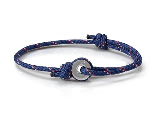 Bracelet cosse de voile en corde maritime tressée haute résistance
