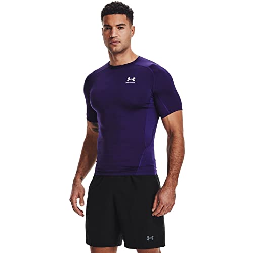 Image of Under Armour Men's UA HG Armour Comp SS Short Sleeve Functional Shirt Quick Dry T-Shirt with Compression Fit