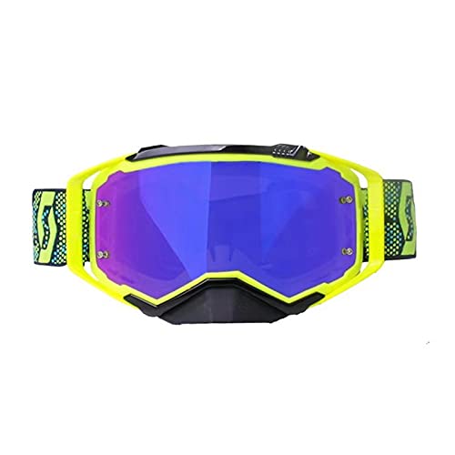 Lunettes de soleil motocrosses lunettes pour sports en plein air cyclisme hors route Dirt-vélo moto casque lunettes de protection des yeux protégeant le sable (Color : 8)
