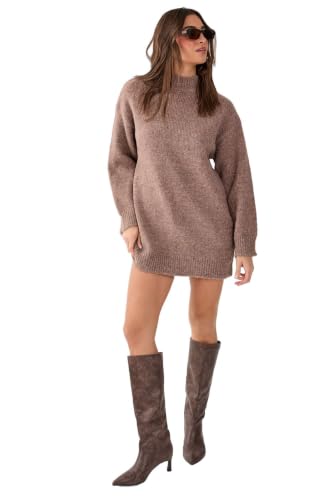 Nasty Gal Knitted Sweater Mini Dress