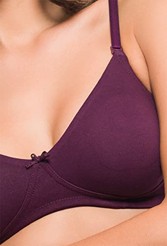 Image of Laavian Women's Cotton Non Padded Non-Wired Shaper T-Shirt Bra