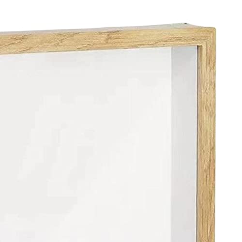 Baoblaze Moldura de caixa de sombra, decoração de mesa de madeira, moldura de flores secas, suporte