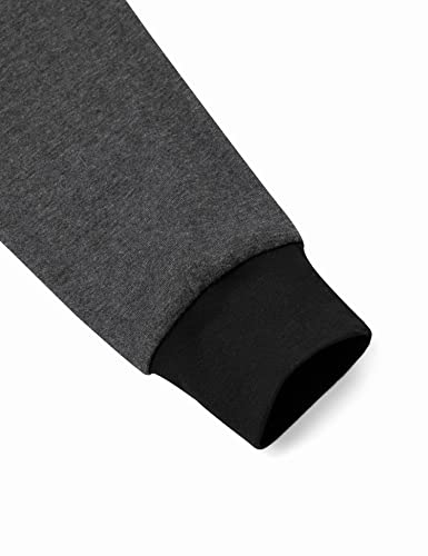 Image of VALOLIA Women's Casual Swing Sweatshirt Long Sleeve Zipper Lapel Fashion Pullover Tunic