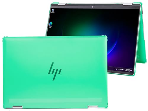 Étui mCover pour HP Envy x360 16-AC/AD 2025 - Coque rigide de protection verte pour PC portable