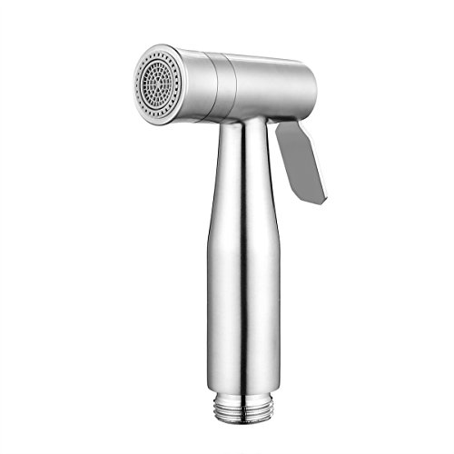 AOZBZ 2 Modi Tenuto in Mano Doccetta Bidet Testa, Acciaio Inox Bagno Bidet Rubinetto Spray Shattaf (Formato Standard)