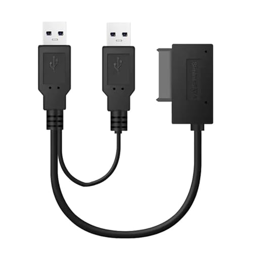 Cable USB 2.0 a Slimline Slim SATA para CD-ROM miniatura 2
