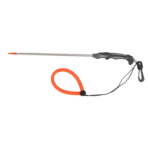 Scuba Diving Stick, 316 Stainless Steel Lobster Tickle Stick Pointer Rod with Measurement, Adjustable Lanyard and Swivel Snap Bolt for Underwater Shaker Noise Maker Snorkeling